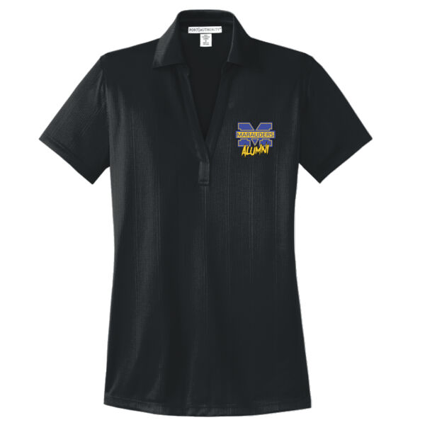 MMHS Alumni Ladies Performance Fine Jacquard Polo Thumbnail